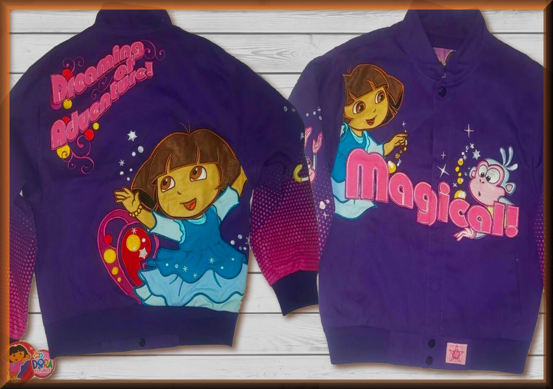 Dora Magical Kids Cartoon Character Jacket by JH Design