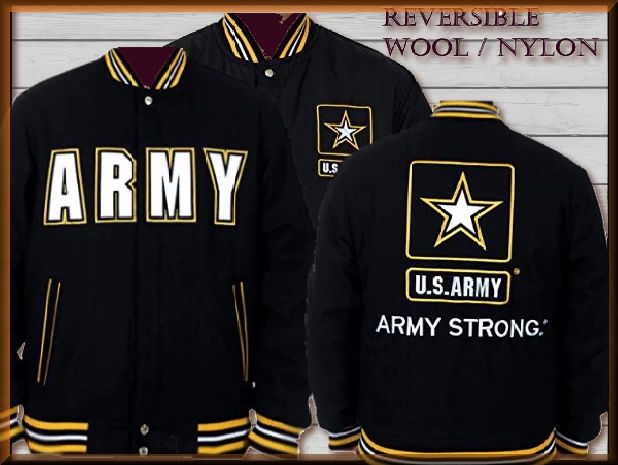 $87.94 - US Army Wool - Nylon reversible  by JH Design Jacket
