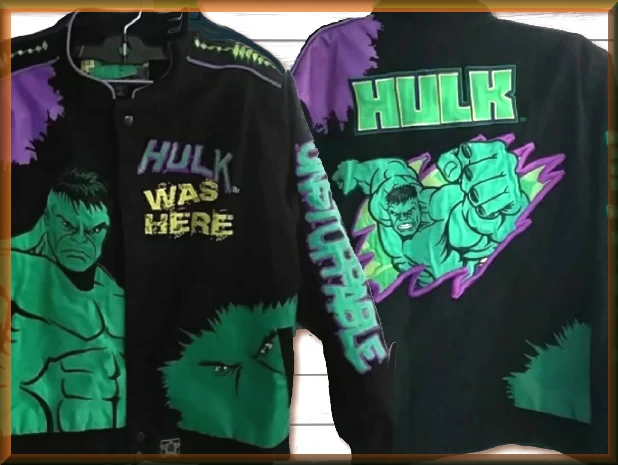 $84.94 - Hulk Was Here Kids Comic Book Hero Jacket by JH Design Jacket