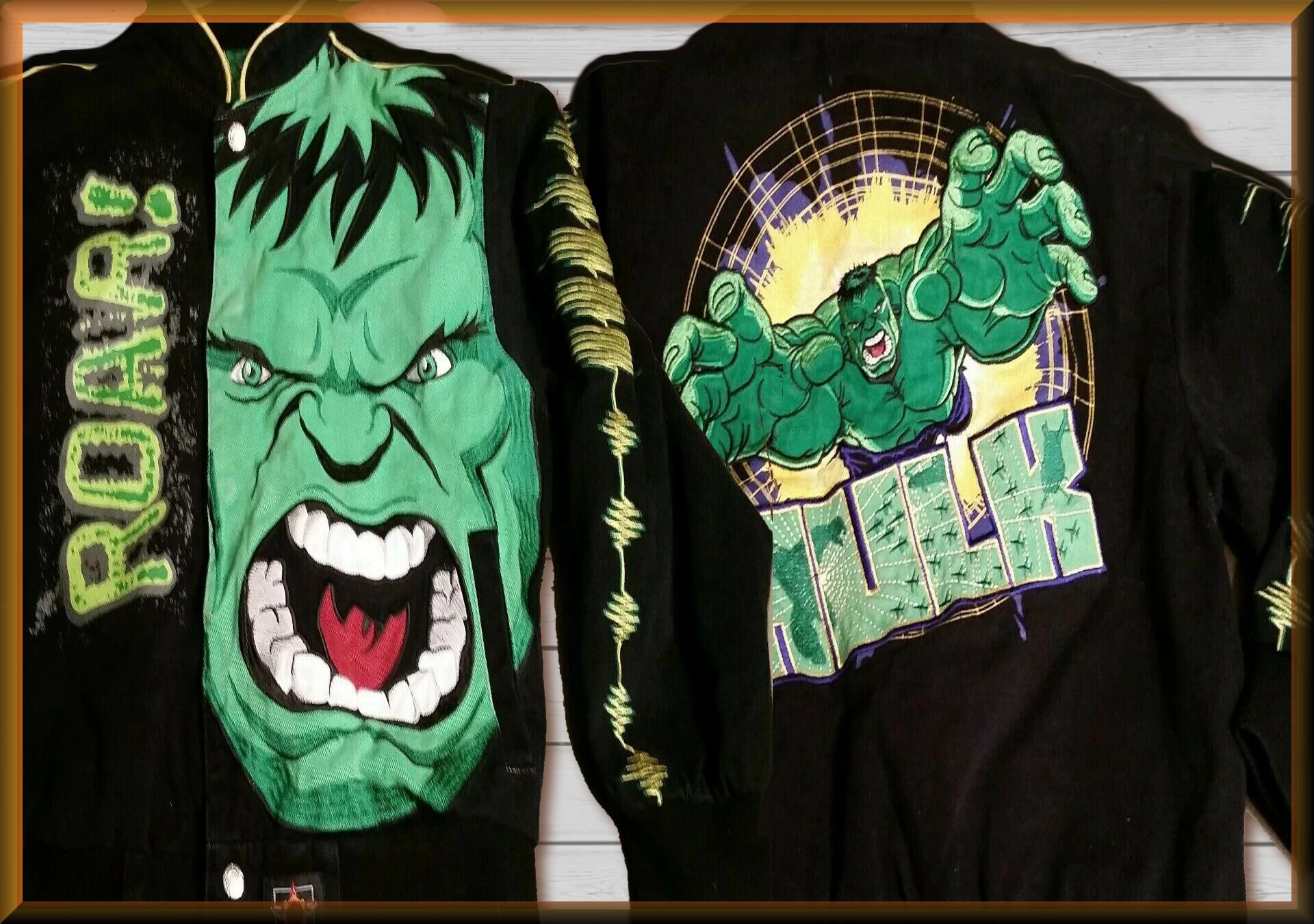 Hulk Roar Kids Comic Book Hero Jacket by JH Design