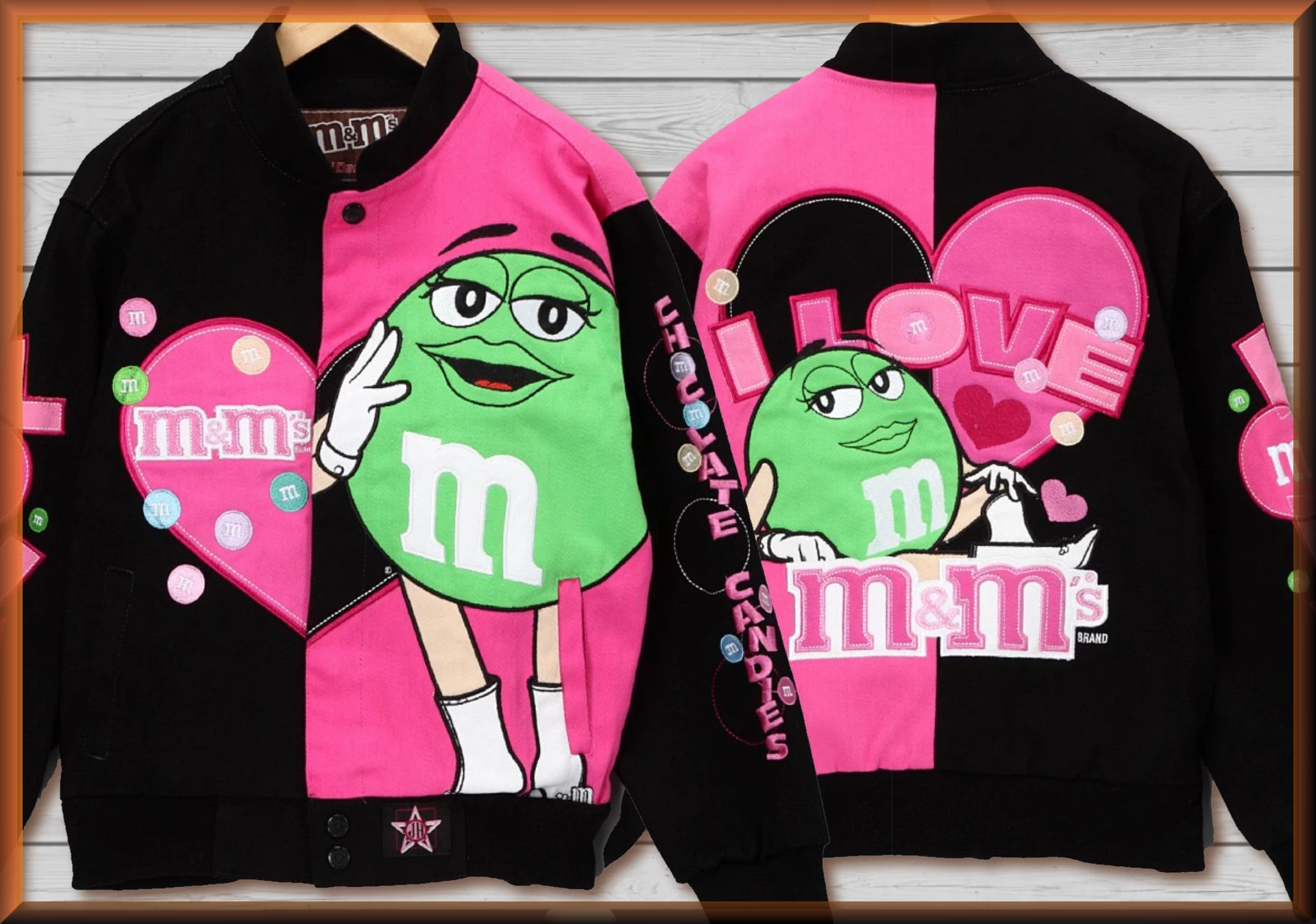 MMs Heart Kids Candy Character Jacket by JH Design