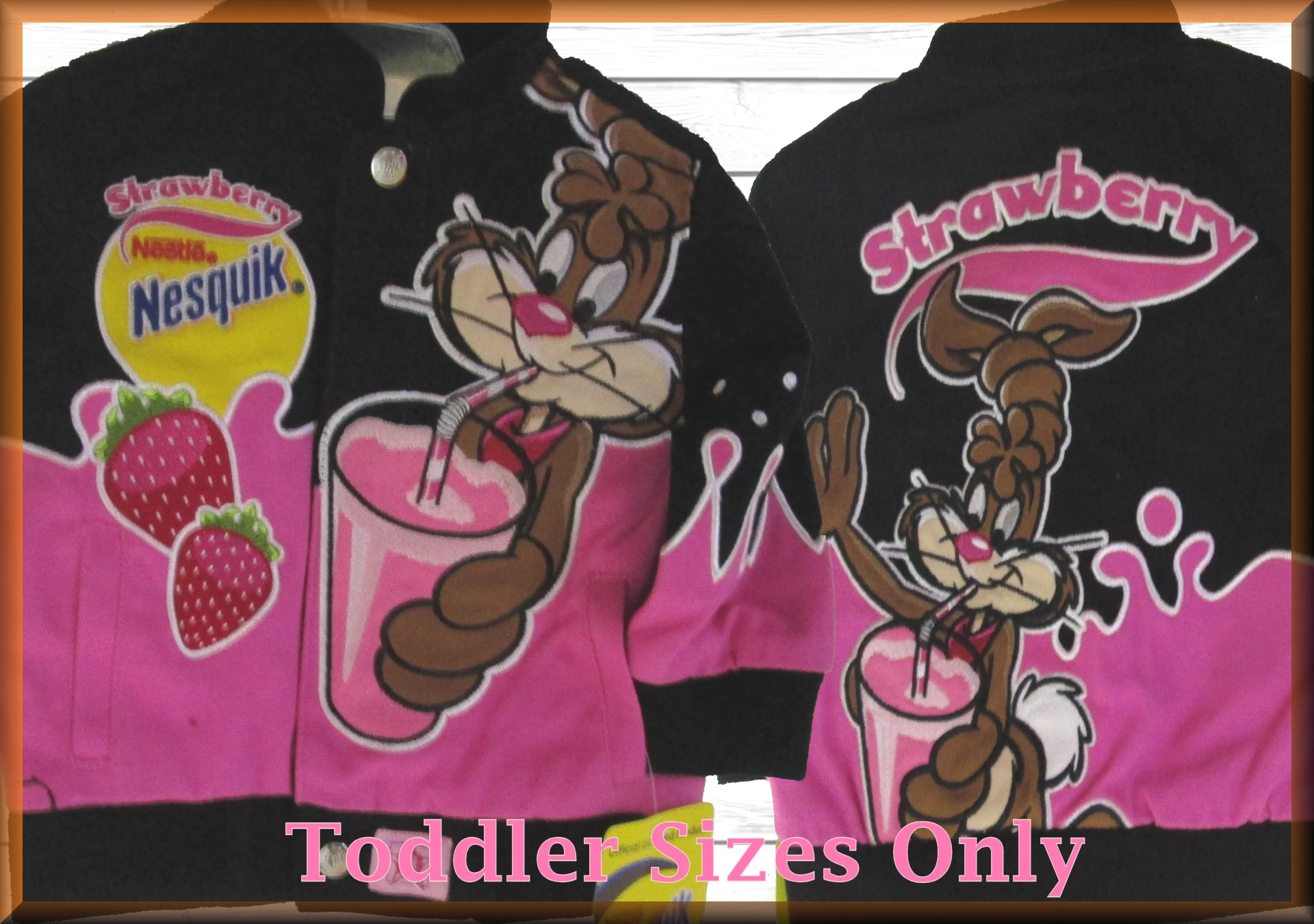 NesQuik Strawberry Kids Candy Character Jacket by JH Design