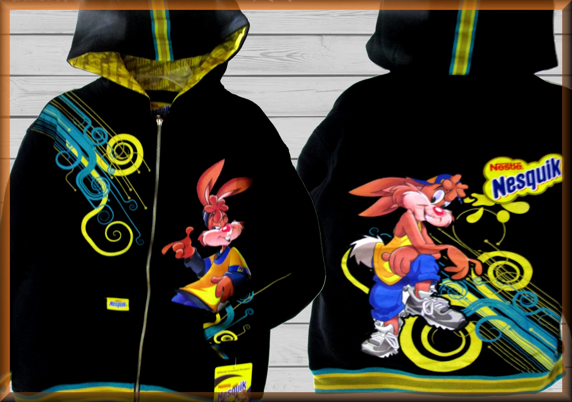 NesQuik Hoodie Kids Candy Character Jacket by JH Design