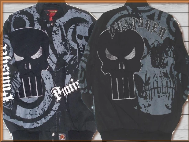 $97.94 - Punisher Skull Adult Character Jacket by JH Design Jacket