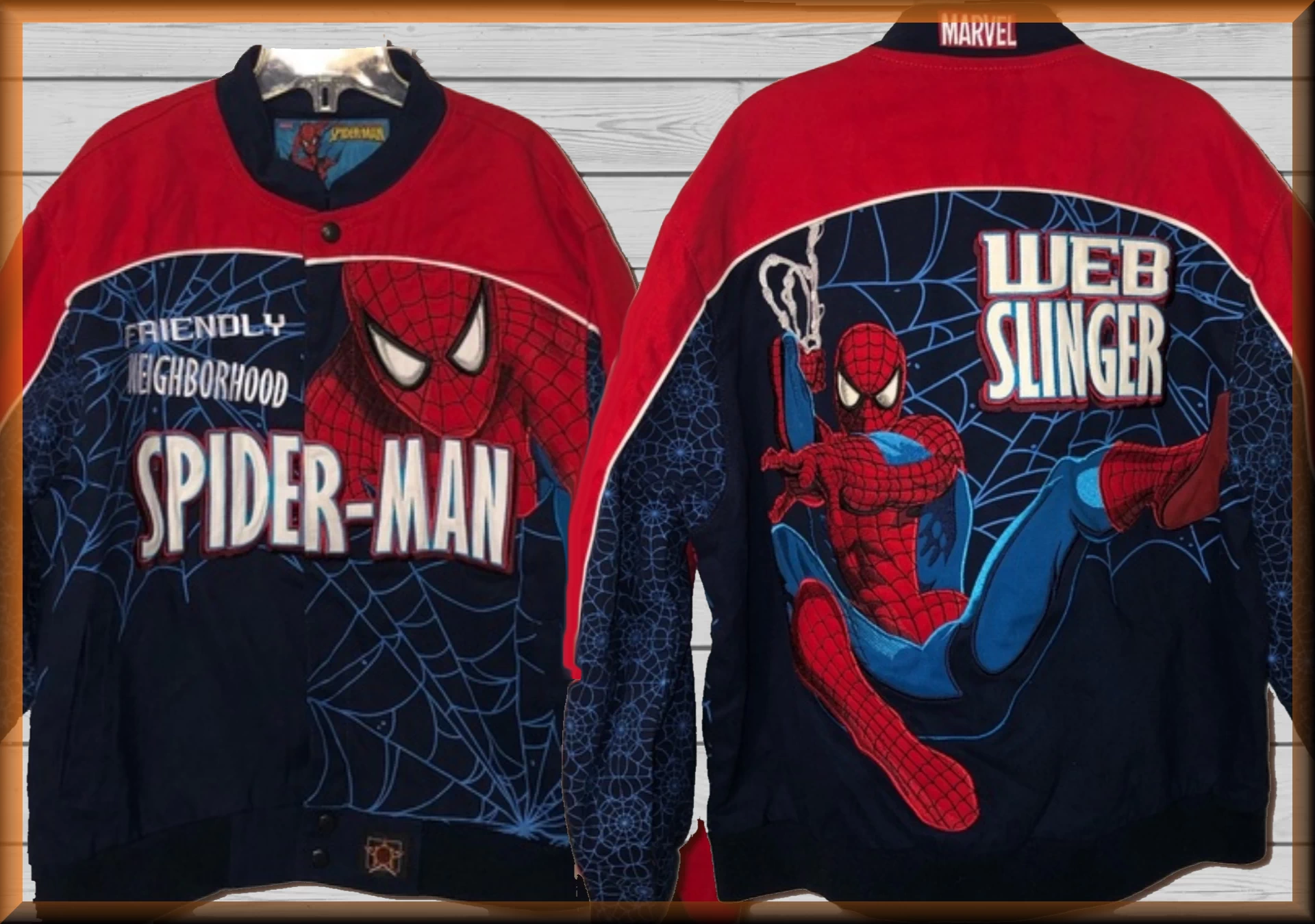Spiderman WebSlinger Kids Comic Book Hero Jacket by JH Design