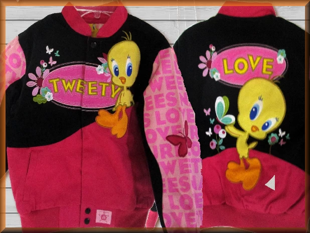 $69.94 - Tweety Bird Love Kids Cartoon Character Jacket by JH Design Jacket