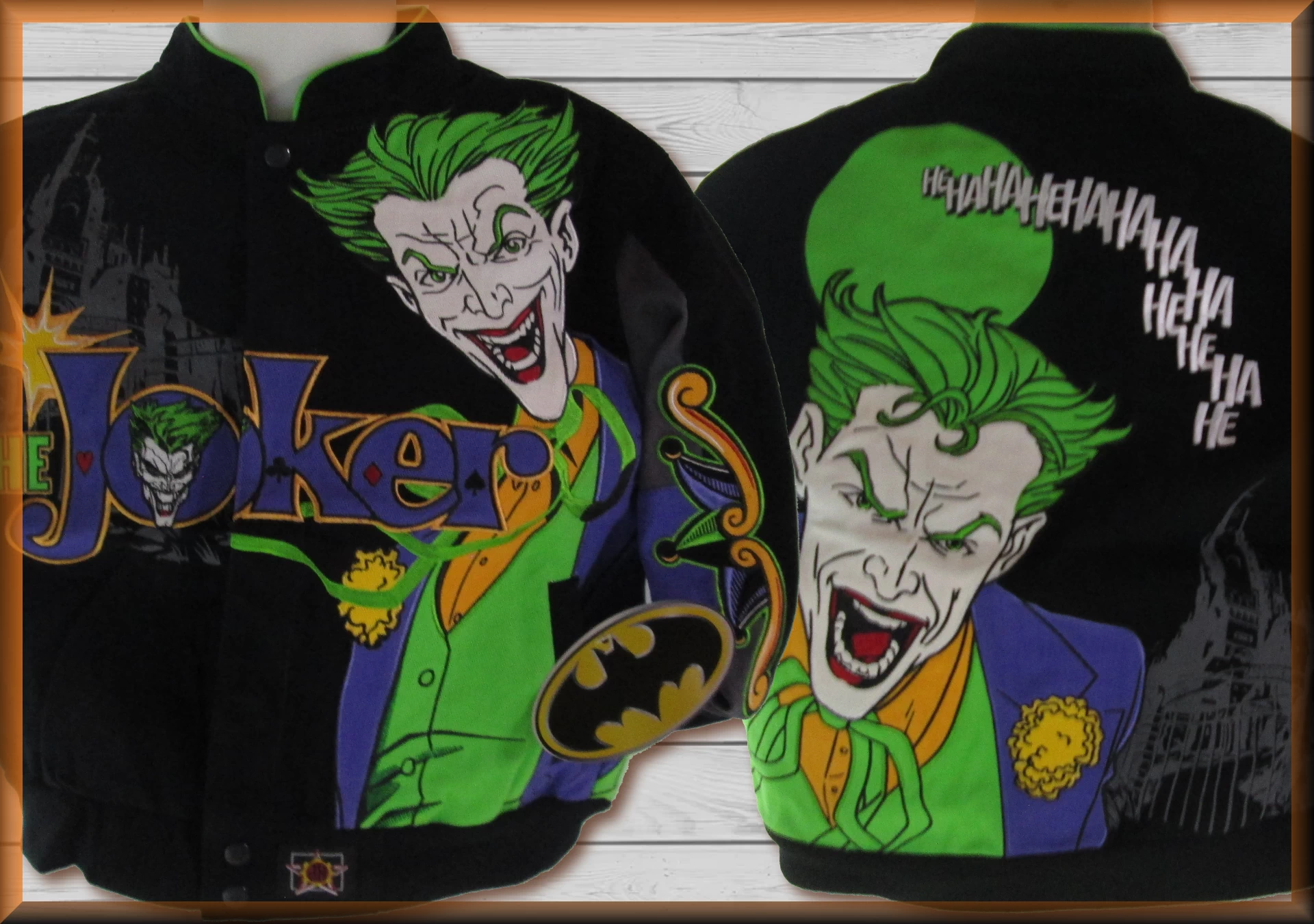 Batman Joker HEHEHE Kids Comic Book Hero Jacket by JH Design