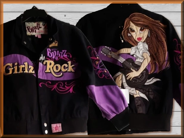 $56.94 - Bratz Yasmin Kids Cartoon Character Jacket by JH Design Jacket