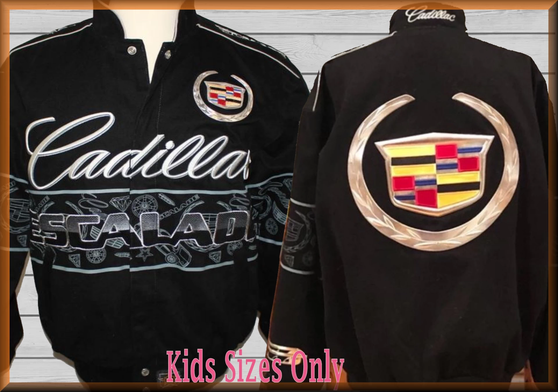Cadilac Escalade  Kids Motorsports Jacket by JH Design