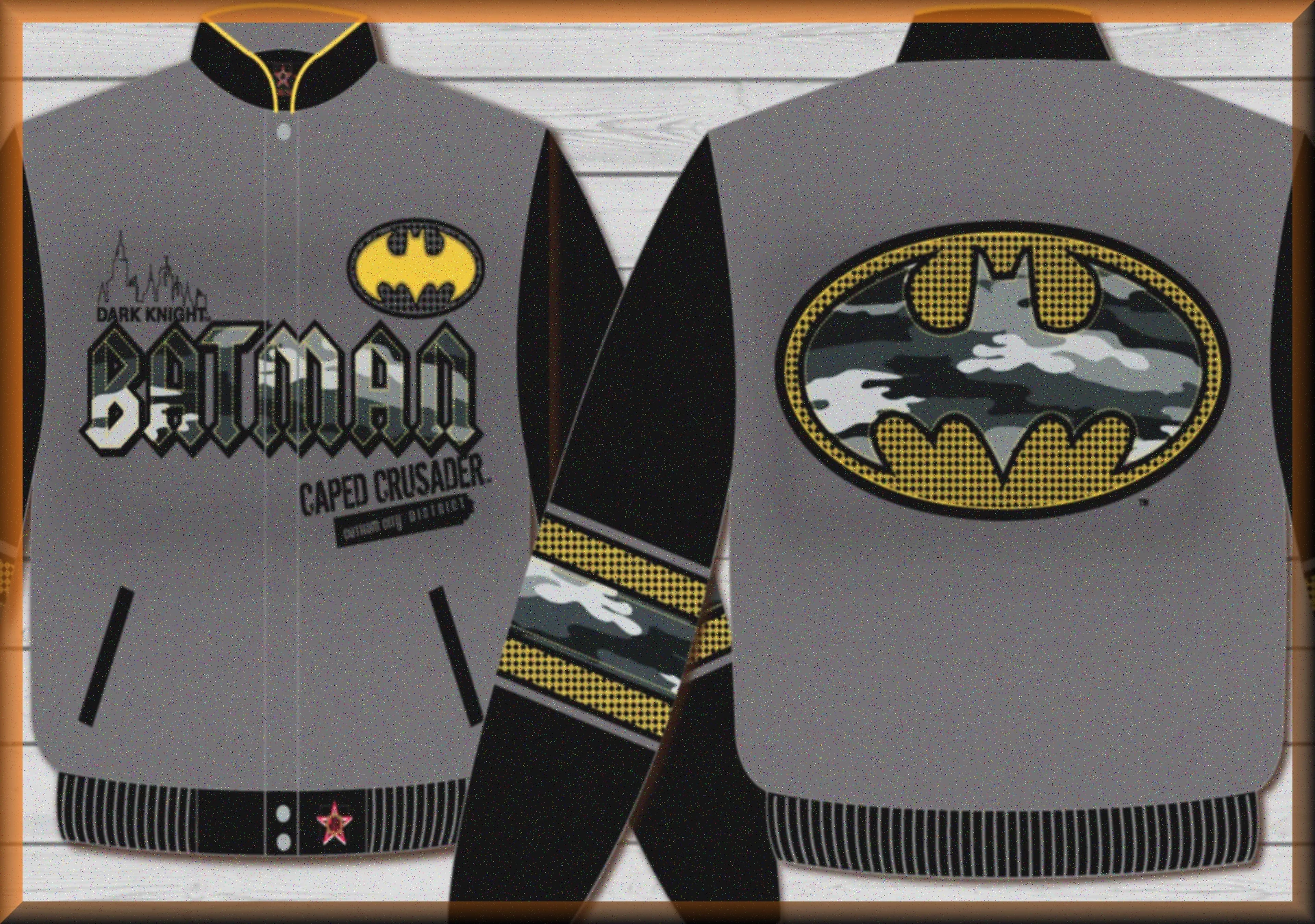 Batman Camo Kids Comic Book Hero Jacket by JH Design