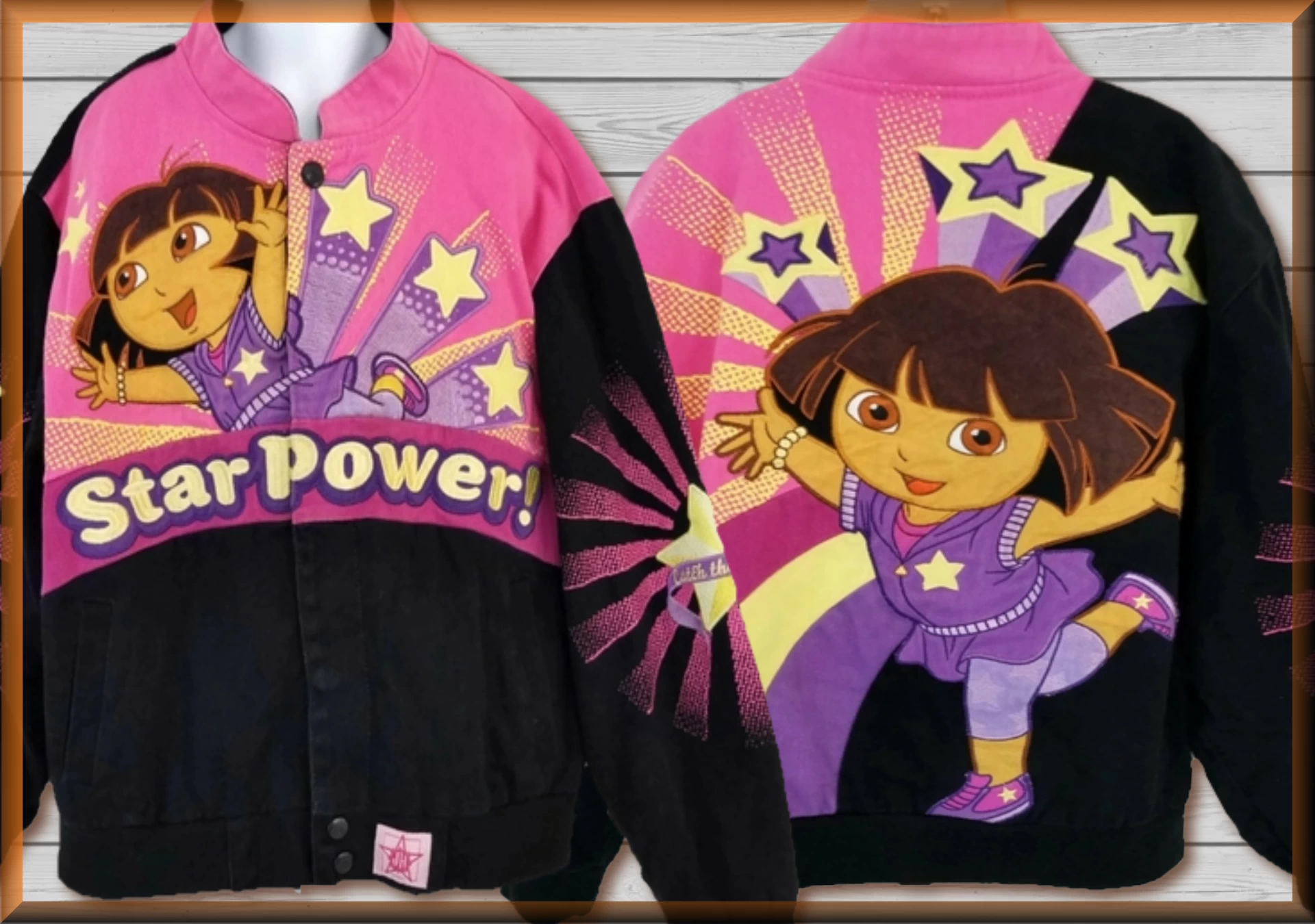 Dora Starpower Kids Cartoon Character Jacket by JH Design