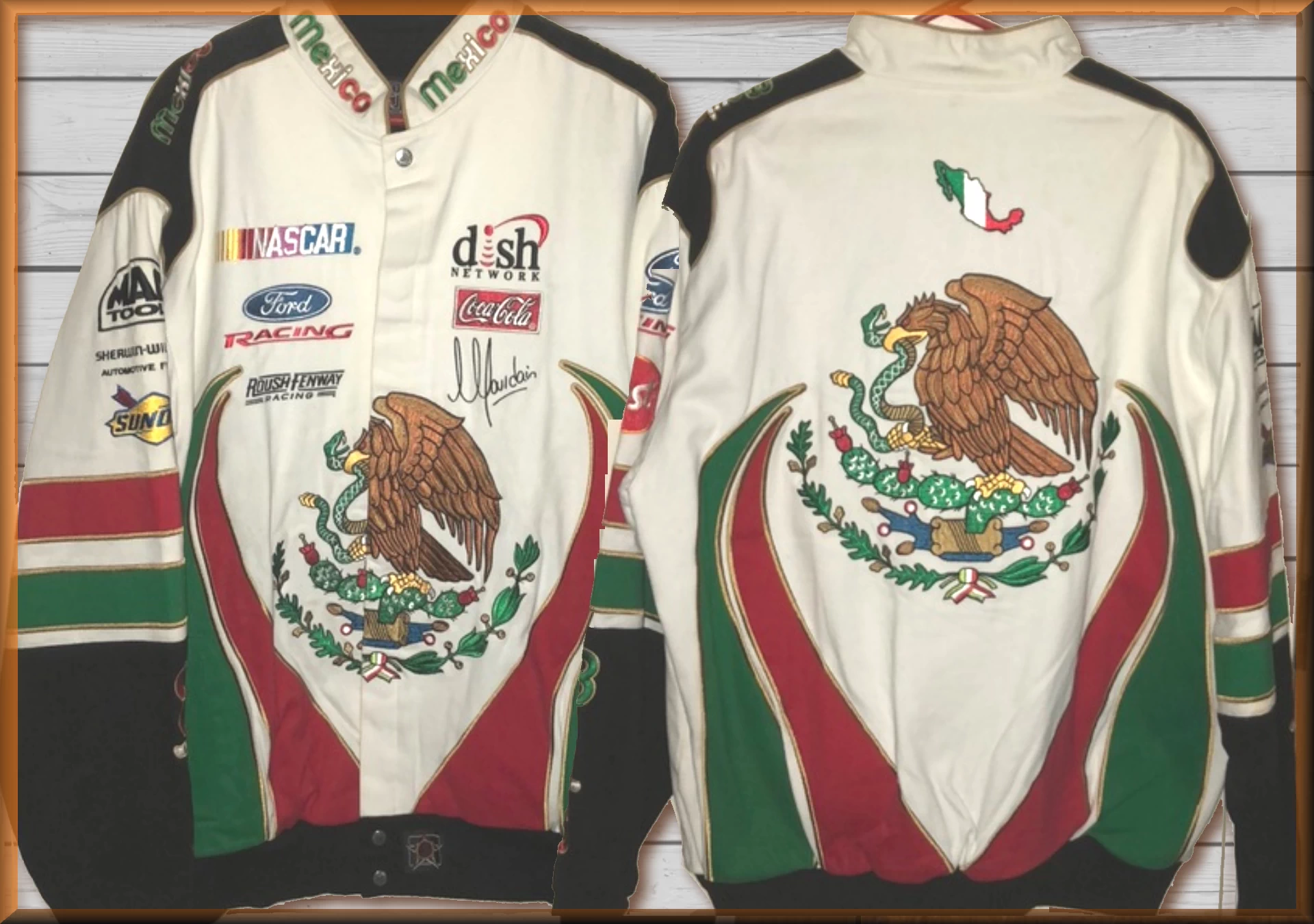 NOS - Mexico Adult Motorsports Jacket by JH Design