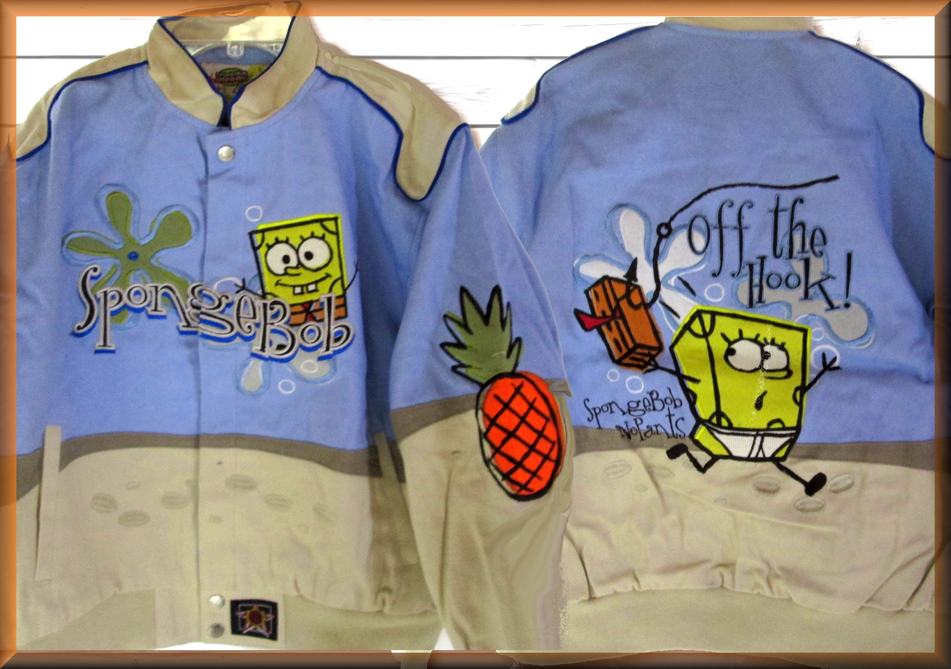 SpongeBob 412 Off Hook Kids Cartoon Character Jacket by JH Design