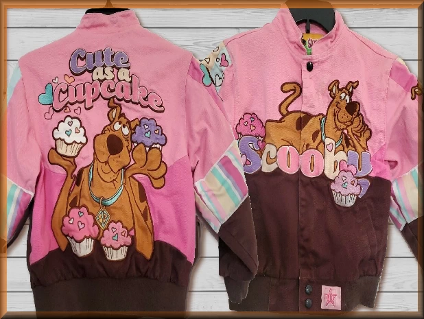 $69.94 - Scooby Doo Cupcake Kids Character Jacket by JH Design Jacket