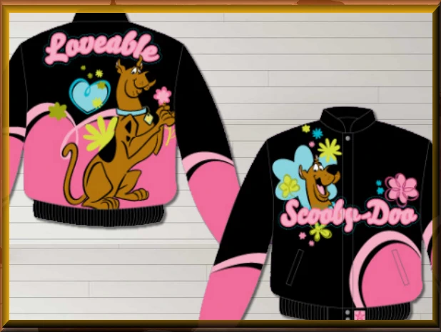 $99.94 - Scooby Doo Ruh-Roh Lovable Character Jacket by JH Design Jacket