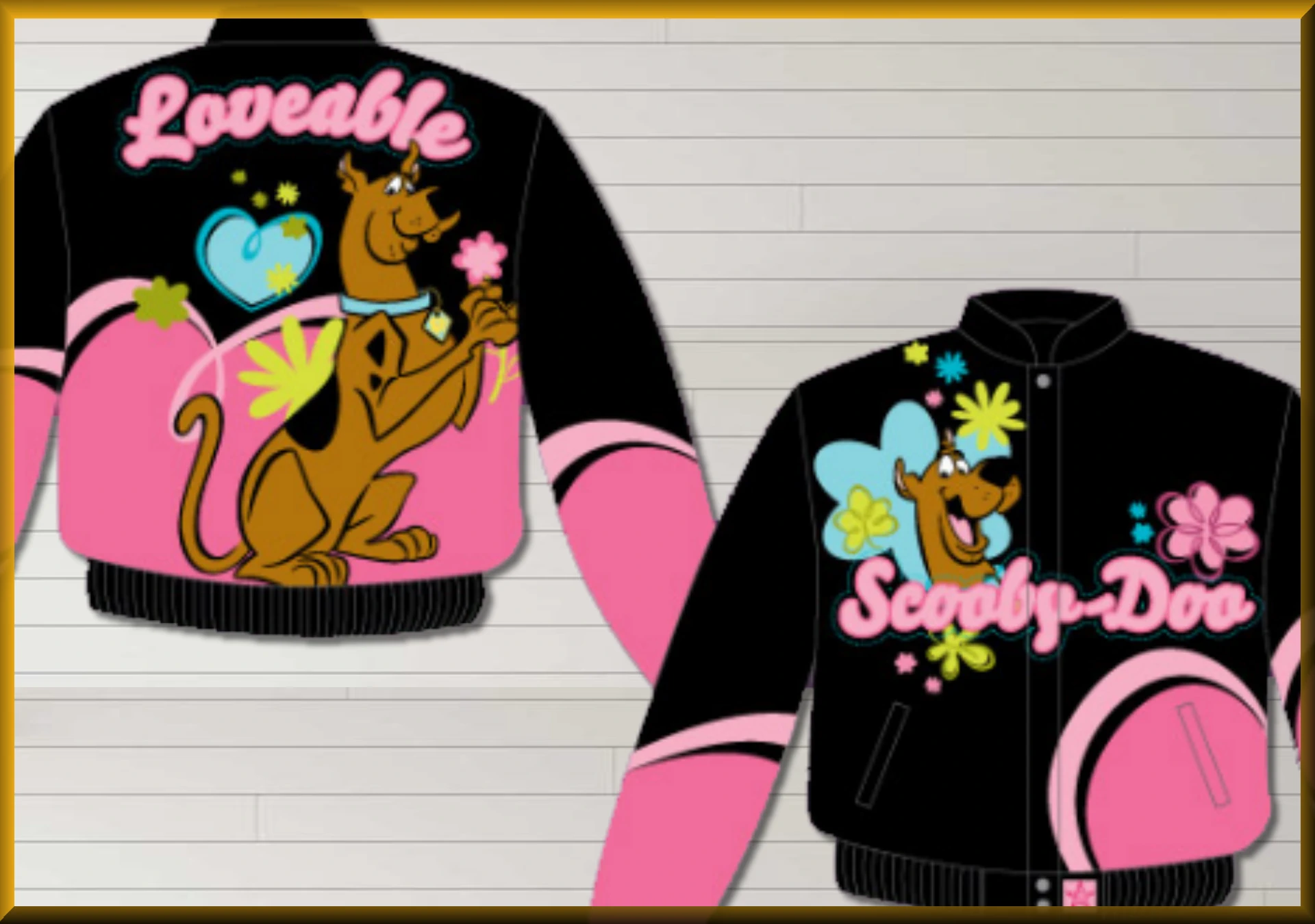 Scooby Doo Ruh-Roh Lovable Character Jacket by JH Design